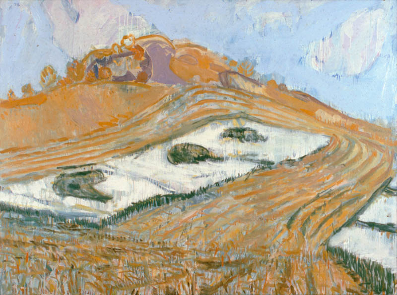1981, oil on canvas, 62 x 81 in. (Collection: Peter Friday)