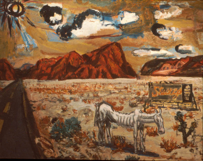 1976, oil on canvas, 38 x 47 in. (Collection: Donna Perkins)