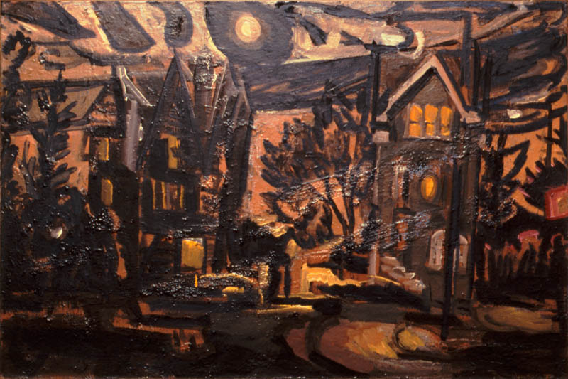 1979, oil on canvas, 31 x 51 in. (Collection: Diana Drew)