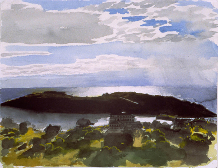1999, watercolor, 10 ½ x 14 in.