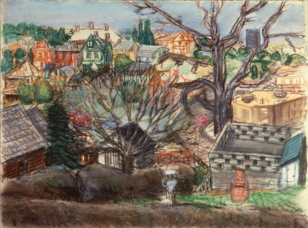 1978, pastel and watercolor on paper, 26 x 34 ½ in.