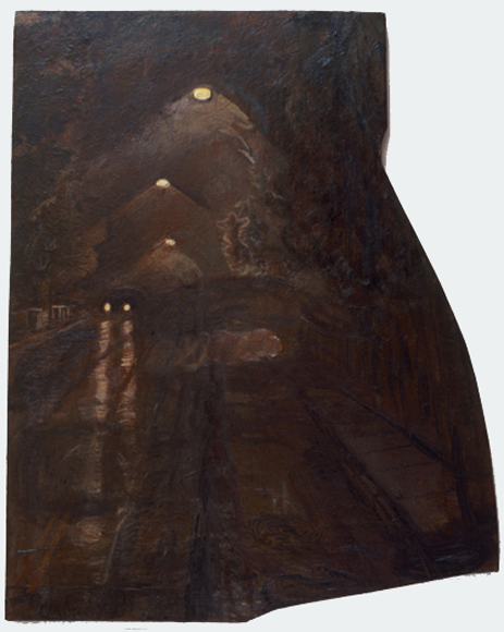 Juniper Tree – Late Afternoon, 2001, oil on canvas, 52 ½ x 69 ½ in.  