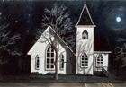 Church at Westport Point, 1992, oil on canvas, 40 x 63 in., collection: Mr. and Mrs. Ward Mooney