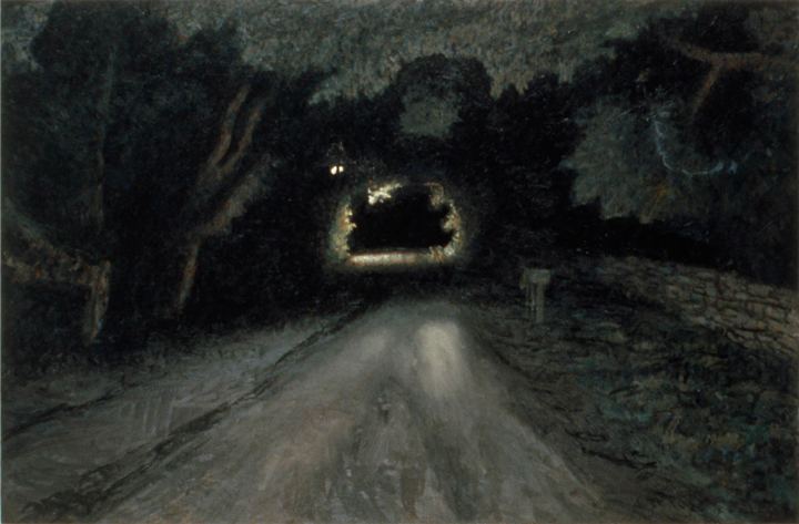 Near Nonquit Pond, 1994, oil on canvas, 43 x 64 ½ in.