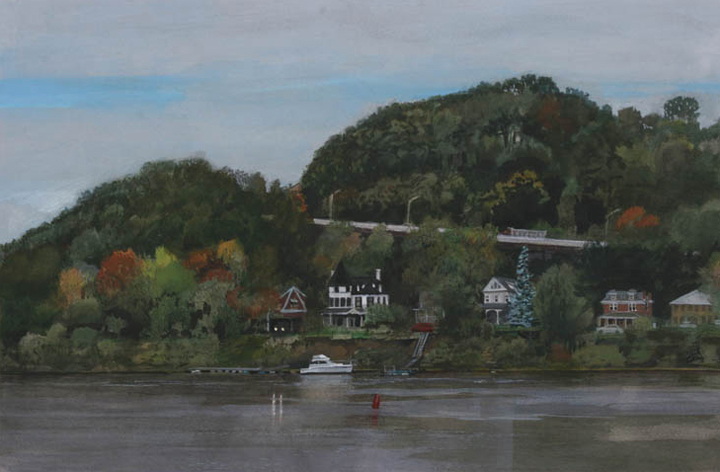 Kittanning, 2010, watercolor, gouache and colored pencil, 14 ½ x 22 in.
